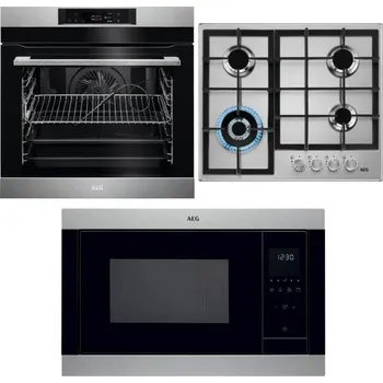 Domácí spotřebič AEG BPK742380M + AEG Mastery StepPower HGB64420SM + AEG Mastery MSB2547D-M