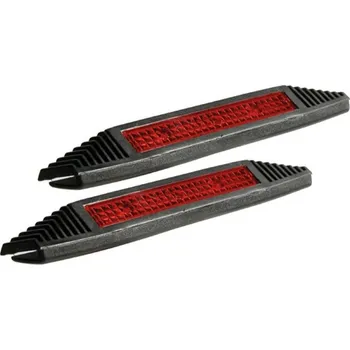 Odrazky na hranu dveří červené 2ks