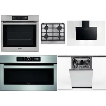 Set domácích spotřebičů WHIRLPOOL AKZ9 9480 IX + WHIRLPOOL AKR 351/IX + WHIRLPOOL AKR 62F LT K + WHIRLPOOL ABSOLUTE AMW 730 IX + WHIRLPOOL WSIO 3O34 PFE X