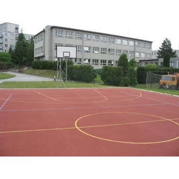 Basketbal Basketbalová konstrukce příhradová, pevná, vysazení do 2,5 m (ZN)