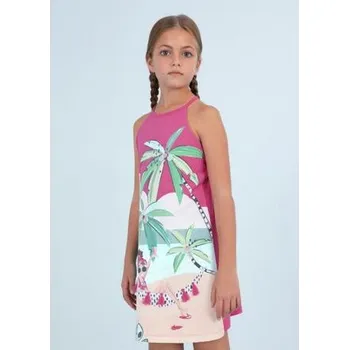 Dívčí šaty dívčí plážové šaty s letním obrázkem Mayoral 6935-46 velikost 164