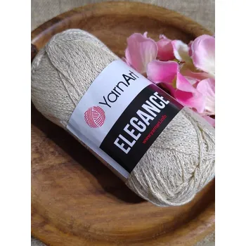 Příze Pletací příze Elegance lurex 50 g barva 119 béžová
