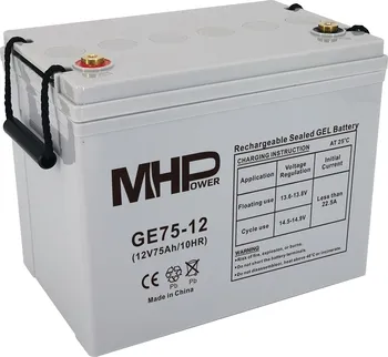 Trakční baterie MHPower GE75-12 GEL 12 V 75 Ah