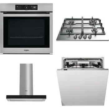 Set domácích spotřebičů WHIRLPOOL AKZ9 9480 IX + WHIRLPOOL TKRL 661 IX EU + WHIRLPOOL WHBS 62F LT K + WHIRLPOOL WIO 3T133 PLE