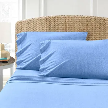 Prostěradlo Modré bavlněné prostěradlo Homa