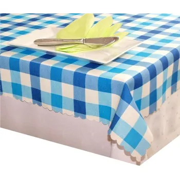 Stolování Ubrus s nešpinivou úpravou - Kostka Modrá