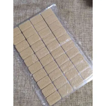 Zip Suchý zip samolepicí obdélníčky 15x25 mm béžový