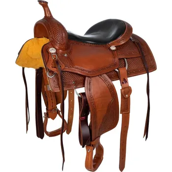 McBryan Sedlo westernové Working Cow Royal Cutter McBryan, chestnut Velikost posedlí: 17"