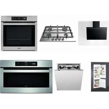 Set domácích spotřebičů WHIRLPOOL AKZ9 9480 IX + WHIRLPOOL TKRL 661 IX EU + WHIRLPOOL AKR 62F LT K + WHIRLPOOL ABSOLUTE AMW 730 IX + WHIRLPOOL WIO 3O540 PELG + WHIRLPOOL ART 65031