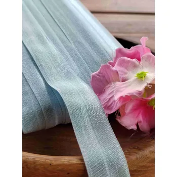 Textilie Lemovací pruženka půlená šíře 20 mm modrá bledá