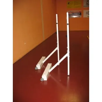 Badminton Badmintonové mobilní sloupky na kolečkách, se závažím plněným pískem CERTIFIKÁT