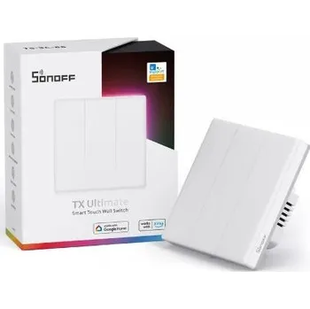 Centrální jednotka pro chytrou domácnost Sonoff TX Ultimate počet kanálů: Dvoukanálový