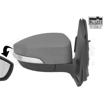 Auto zrcátko Vnější zpětné zrcátko VAN WEZEL 1906808