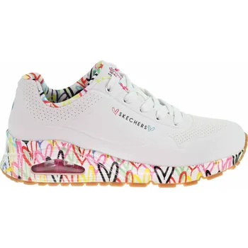 Dámské tenisky SKECHERS x JGoldcrown Uno Loving Love 155506-WHT