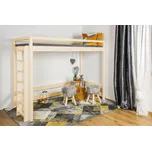 MAXIDO Dětská postel Vali - horní spaní 180x80 přírodní - průchod 130cm (Český výrobek)