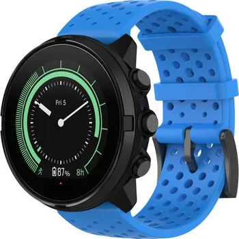 eses Silikonový řemínek děrovaný - Modrý, 24 mm