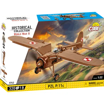 Stavebnice COBI Polský stíhací letoun PZL P.11c COBI 5742 - World War II
