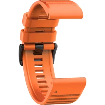Ostatní příslušenství k chytrým hodinkám Silikonový řemínek EasyFit/QuickFit 22 mm na Garmin watch Oranžová