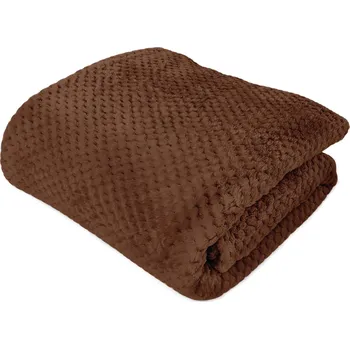 deka ŽAKÁROVÁ DEKA AMORRO 150X200 CM ČOKOLADOVÁ