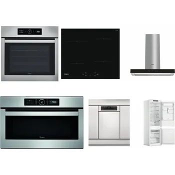 Set domácích spotřebičů WHIRLPOOL ABSOLUTE AKZ9 6230 IX + WHIRLPOOL WS Q2760 BF + WHIRLPOOL WHBS 62F LT K + WHIRLPOOL ABSOLUTE AMW 730 IX + WHIRLPOOL WSBO 3O34 PF X + WHIRLPOOL WHC18 T311
