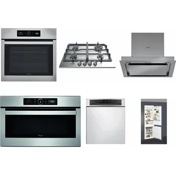 Set domácích spotřebičů WHIRLPOOL ABSOLUTE AKZ9 6230 IX + WHIRLPOOL TKRL 661 IX EU + WHIRLPOOL AKR 860 IX + WHIRLPOOL ABSOLUTE AMW 730 IX + WHIRLPOOL WBC 3C34 PF X + WHIRLPOOL ART 66112