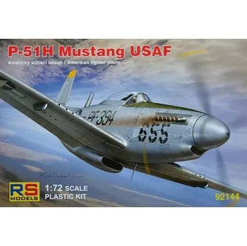 Plastikový model 1/72 P-51H Mustang USAF (4x camo)