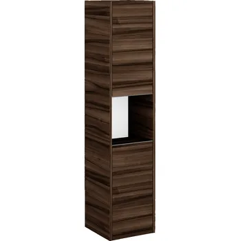 Koupelnový nábytek Dřevojas Vysoká skříň BONO SVD2O 35 - D06 Ořech / Úchytka T34 / D06 Ořech / Pravé