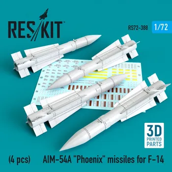 Plastikový model 1/72 AIM-54A 'Phoenix' missiles for F-14 (4pcs.)