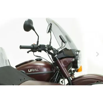 Plexi štít motocyklu (velký, kouřové plexi, montáž na představce)