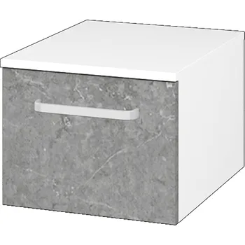 Koupelnový nábytek Dřevojas Nízká skříňka DOS SNZ1 40 - N01 Bílá lesk / Úchytka T01 / D20 Galaxy