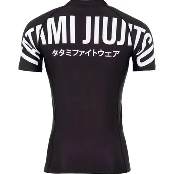 Rashguard Tatami fightwear Pánský rashguard Tatami Impact - krátké rukávy - černý Velikost: M
