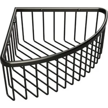 Koupelnový nábytek BEMETA GRAPHIT Polička do sprchy rohová vysoká (156208312)