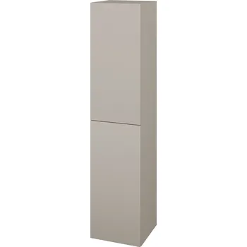 Koupelnový nábytek Dřevojas Vysoká skříň DOS SVD2 35 - N07 Stone / Bez úchytky T31 / N07 Stone / Pravé