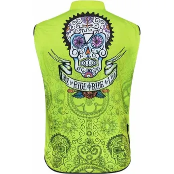 cyklistický dres Vesta Cycology Day of the Living Lime L