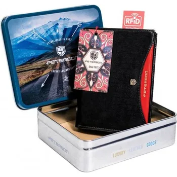 Peněženka Peněženka Peterson PTN 348.01 - černá + červená