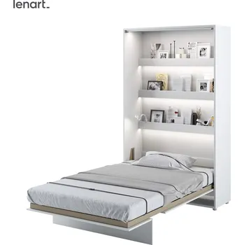 Postel Dig-net nábytek Sklápěcí postel Lenart BED CONCEPT BC-02p bílý lesk | 120 x 200 cm