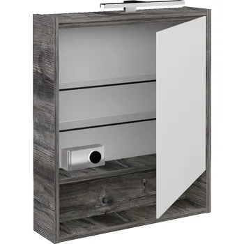 Koupelnový nábytek Dřevojas Jednodveřová galerka FOCUS GAOE 60 - D10 Borovice Jackson / Pravé