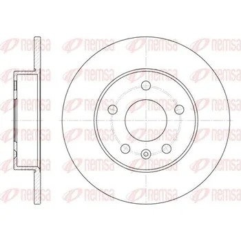 Brzdový kotouč Brzdový kotouč REMSA 6578.00