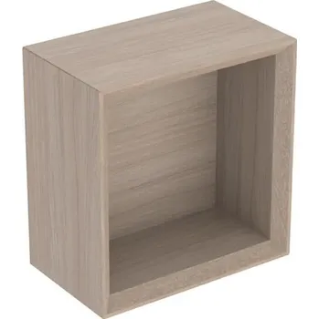 Koupelnový nábytek Geberit iCon čtvercový box, 22,5x13,2x22,5 cm,dub-melamin struktura dřeva (502.321.JH.1)