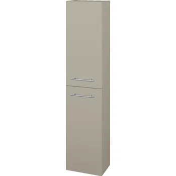 Koupelnový nábytek Dřevojas Vysoká skříň DOOR SV1D2 35 - L04 Béžová vysoký lesk / Úchytka T02 / L04 Béžová vysoký lesk / Levé