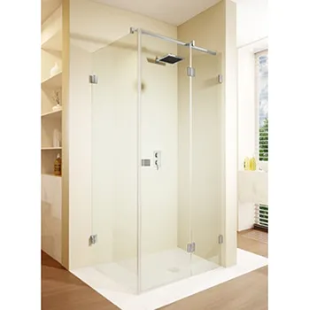 Riho Scandic NXT čtverecový sprchový kout 97x97x200 cm, pravý, chrom, Riho-Shield, číré sklo (G001062120)
