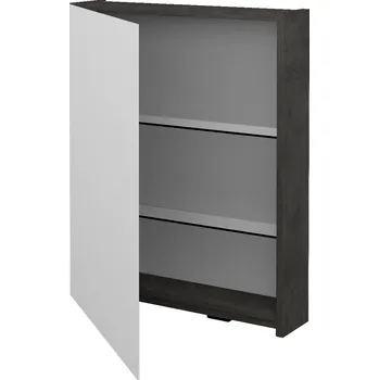 Koupelnový nábytek Dřevojas Jednodveřová galerka PREMIUM GAE 60 - D16 Beton tmavý / Levé