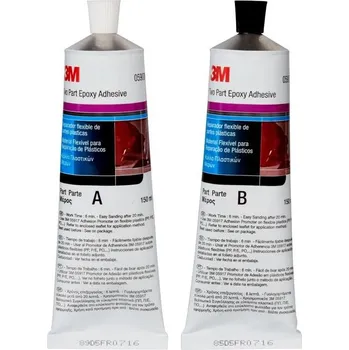 Karosářský tmel 3M Opr.PVC > Pružný tmel na PVC tuby 2x150ml (05900)