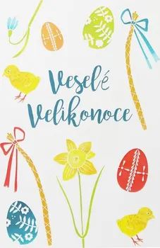Glassor Velikonoční pohlednice 10 x 15 cm grafika Evelíny Vaněčkové
