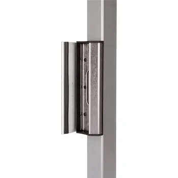 LOCINOX® SAKL QF2 nastaviteľná dorazová lišta pre krídlové bránky, pre profil 40 až 60 mm, bez povrchovej úpravy