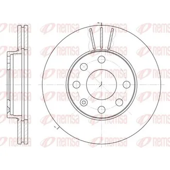 Brzdový kotouč Brzdový kotouč REMSA 6061.10