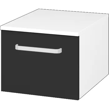 Koupelnový nábytek Dřevojas Nízká skříňka DOS SNZ1 40 - N01 Bílá lesk / Úchytka T01 / N03 Graphite