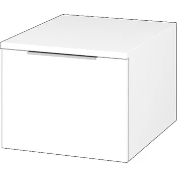 Koupelnový nábytek Dřevojas Nízká skříňka DOS SNZ1 40 - N01 Bílá lesk / Úchytka T05 / N01 Bílá lesk