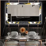 Dekorativní zrcadlo s LED osvětlením do jídelny - Bells Flowers