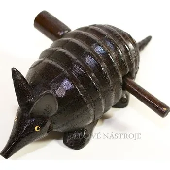 Dřevěná hračka Hudební pásovec